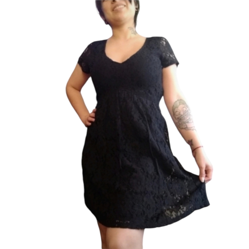 NWT Hollister black lace dress